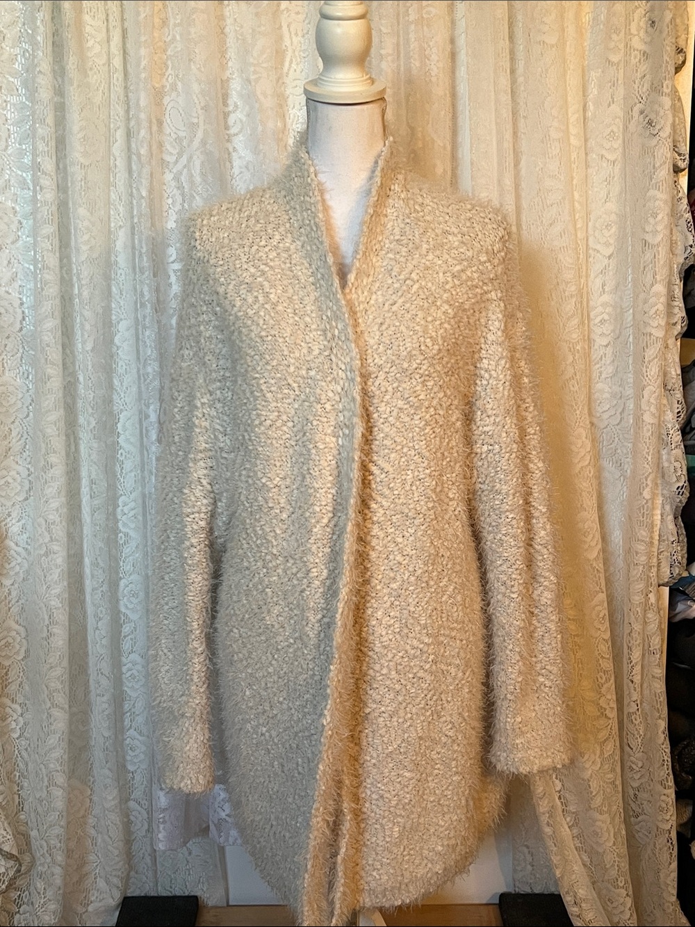 LAYNE BRYANT Cozy Long Cardigan